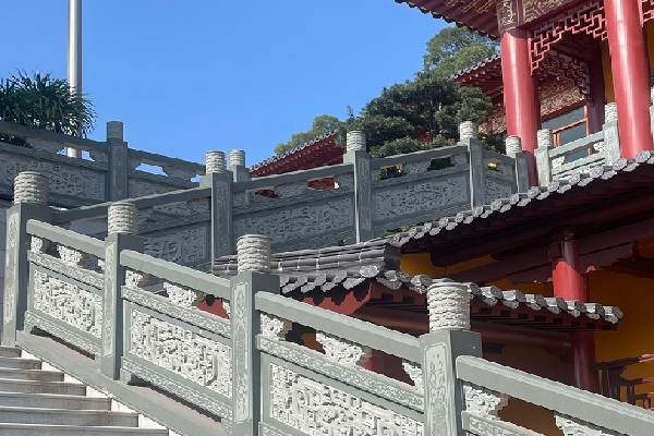 大连河道石栏杆来图定制 案例三